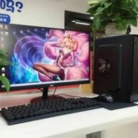 质保中99新个人自用i5英雄联盟CAD设计台式机 台式机电脑